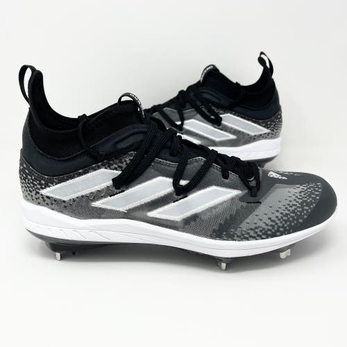 Adidas Adizero Afterburner Baseball Cleats White Black Men’s Size 10 (GZ4580)