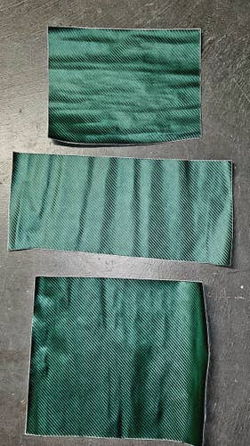 New Emerald Green Weave Synthetic Leather Pad Wrap