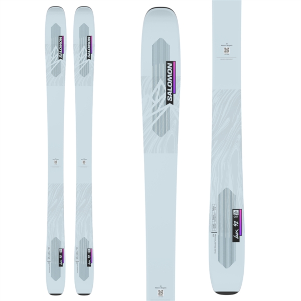 New Women's 2022 Salomon 152 cm QST Lux 92 Skis