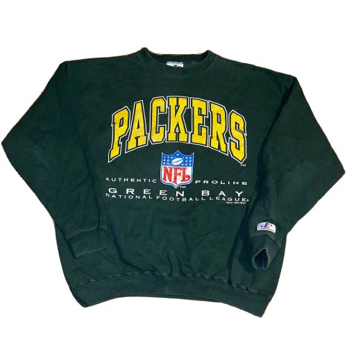 1996 Green Bay Packers Nutmeg Vintage Sweatshirt L/XL Green NFL 