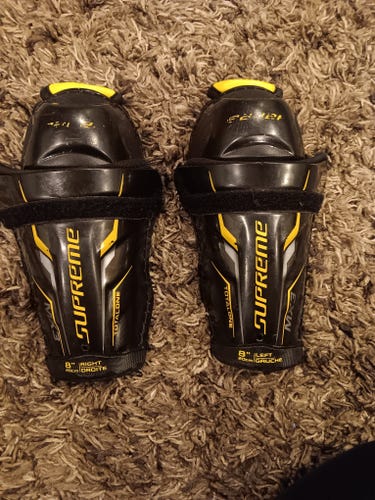 Youth Used Bauer Supreme TotalOne MX3 8" Shin Pads