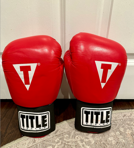 Used 16 oz Title Boxing Gloves