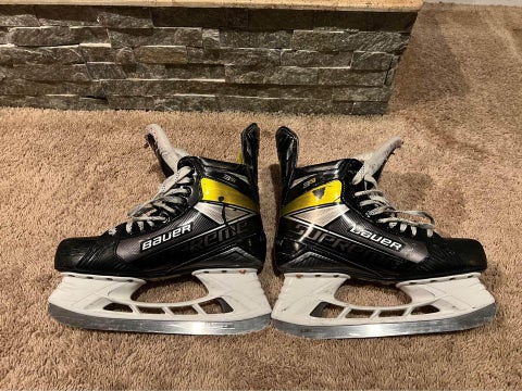 Senior Used Bauer Supreme 3S Hockey Skates Narrow Width 9