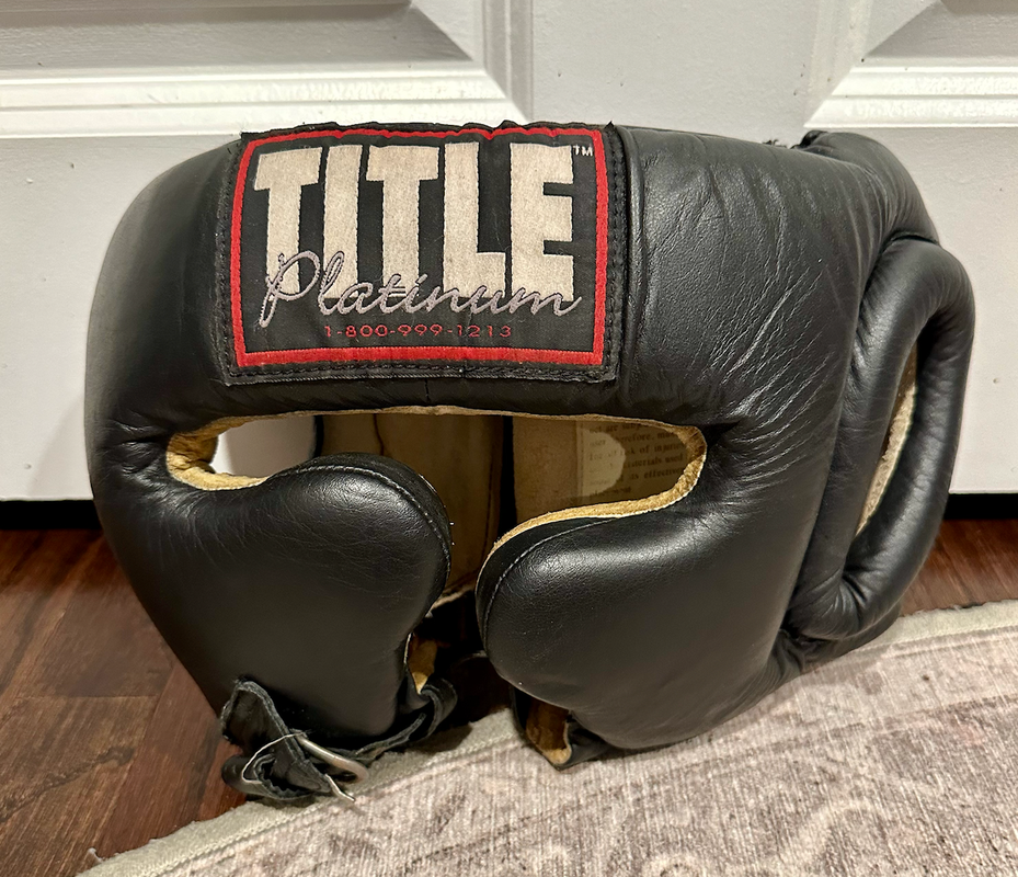 Used Title Boxing Training Headgear
