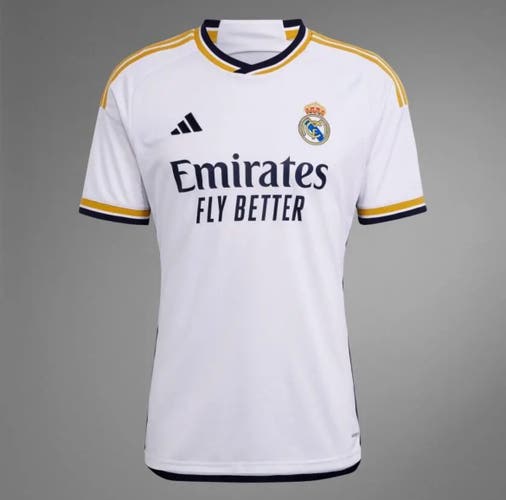 Adidas Real Madrid FC 2023/2024 Men’s White Home Jersey Size 2XL