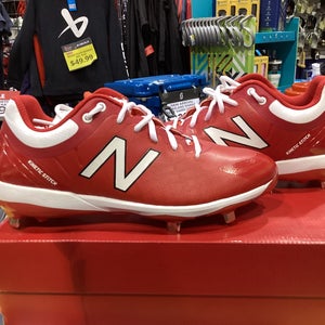 Red New Adult Men's Size 10 (Women's 11) Metal New Balance Low Top
