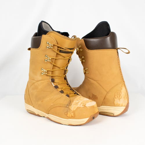 Burton Boxer Men's Size 10 (Women's 11) Snowboard Boots Soft Flex All Mountain Brown USED