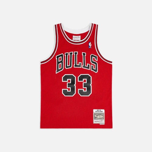 Mitchell Ness Chicago Bulls Scottie Pippen 1997-98 Swingman Red Jersey 2XLT