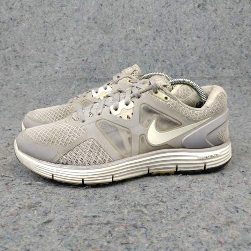 Nike Lunarglide Womens Running Shoes Size 6 Trainers Gray Sneakers 454315-017