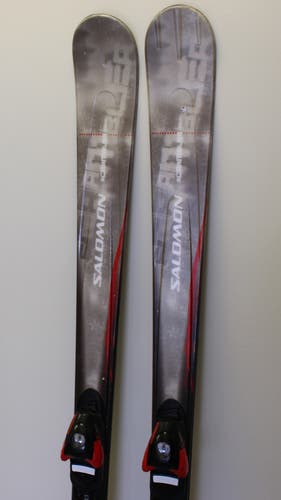 Used Unisex Salomon 165 cm Scrambler 55 Spaceframe Skis With Bindings