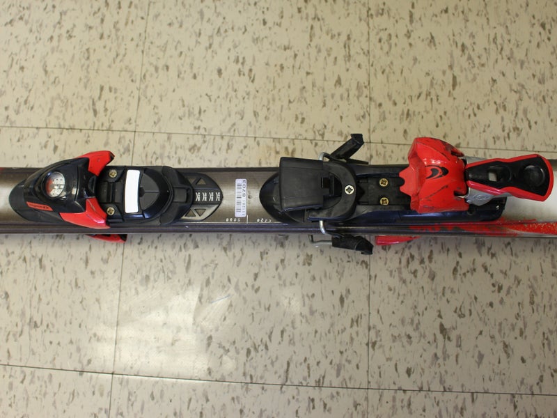 Used unisex Salomon Verse 500 skis with demo bindings, 150 cm