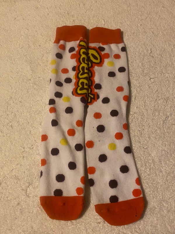 Reese’s Pieces Adult Large Crew Socks