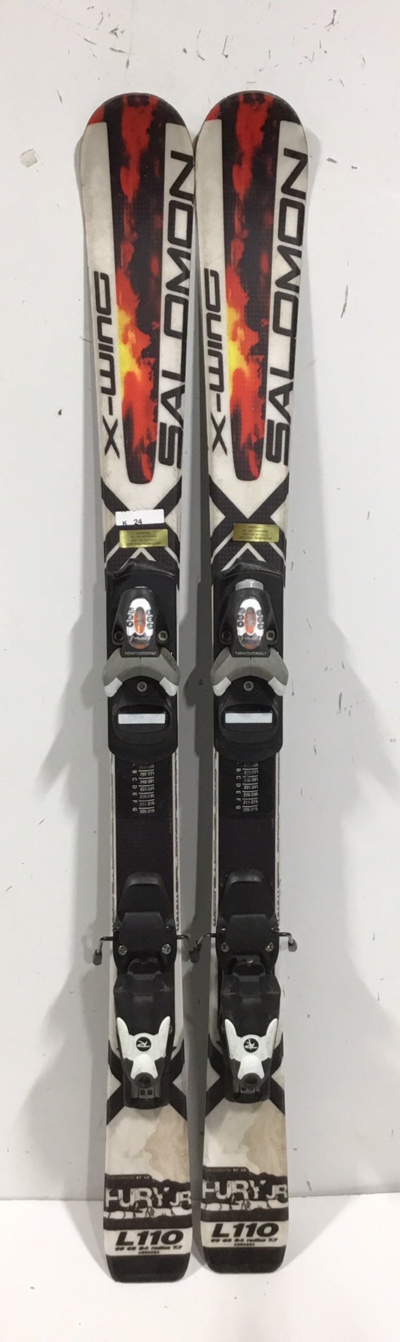 Salomon X-Wing Fury Junior Skis + L7 SC Bindings - Youth