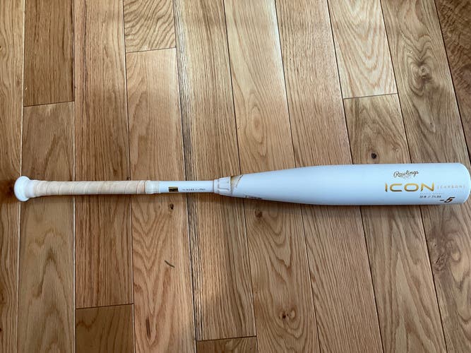 Very Lightly Used USSSA Certified 2023 Rawlings Composite ICON Bat (-5) 25 oz 30"
