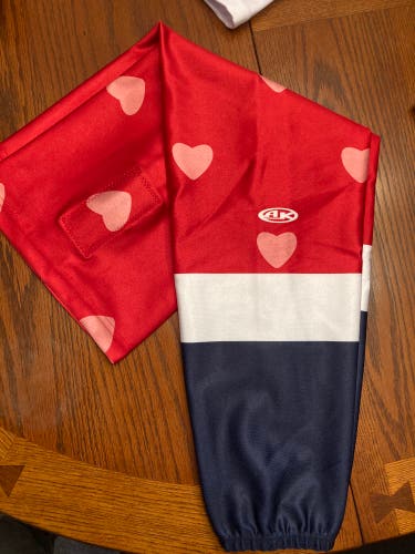 Pro stock Atlanta Gladiators ECHL Valentines Day Hockey Socks