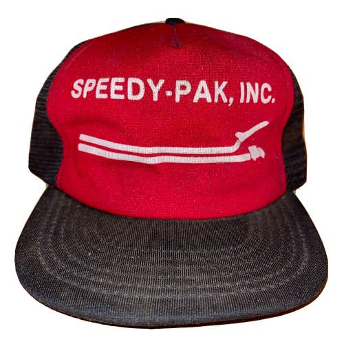 Vintage Speedy Pak Inc Shipping Freight Snapback Trucker Hat USA
