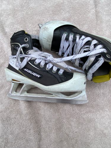 Used Bauer   Size 3 Supreme One80 Hockey Goalie Skates