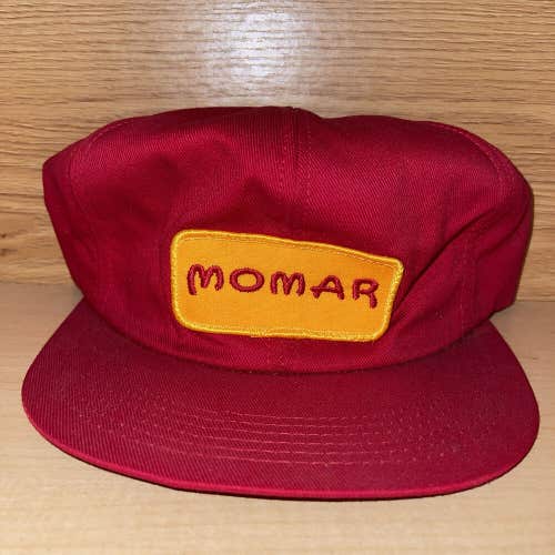 Vintage Momar K-Products Patch Hat Snapback Cap ****Cracked/Broken Brim****