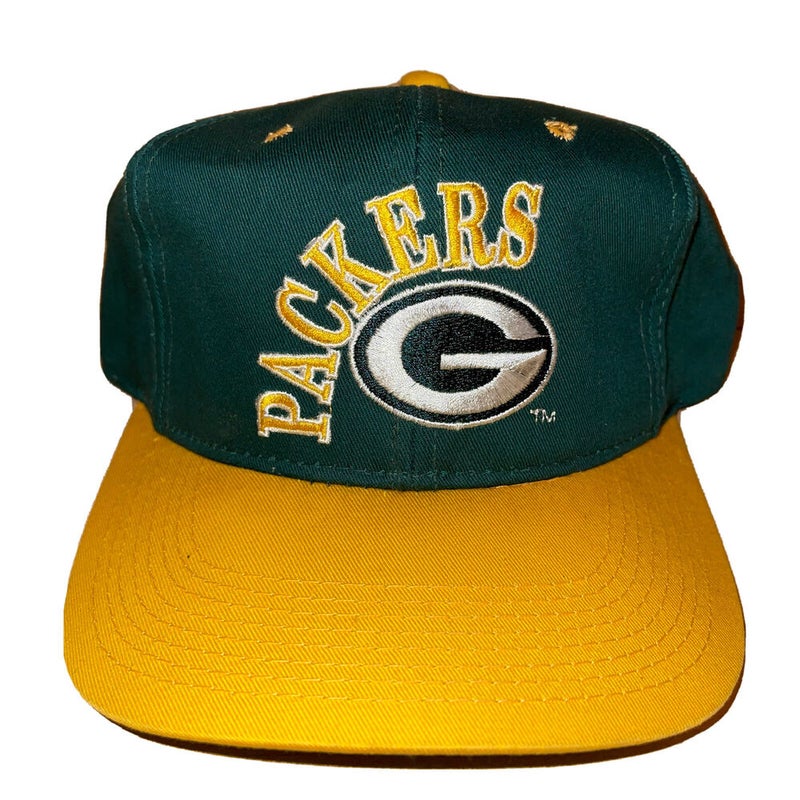 Vintage 90s Green Bay Packers Snapback Hat Cap Drew Pearson