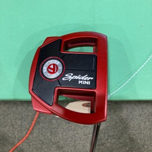 Used TaylorMade Spider Mini Red Right Handed Mallet Putter