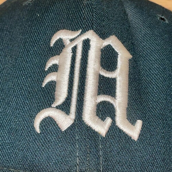 Vintage Miami University Hurricanes Hat 1990s Fitted Cap Size 7 1/8