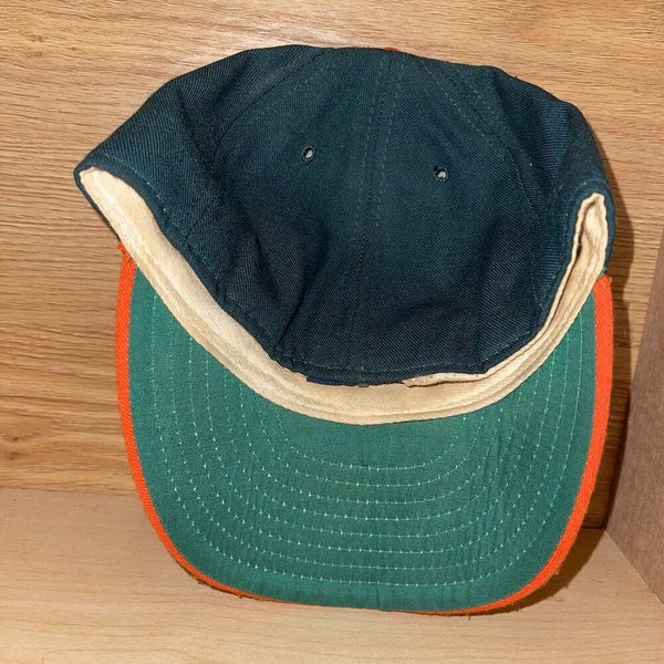 Vintage Miami University Hurricanes Hat 1990s Fitted Cap Size 7 1/8