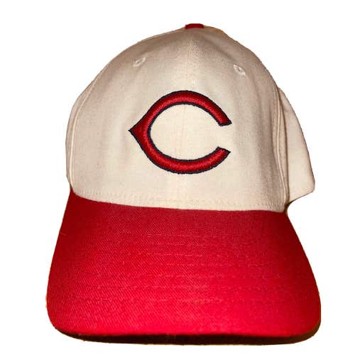 Vintage Cincinnati Reds Fitted Hat Roman Cooperstown Made in USA Size 7 1/8 Rare