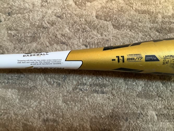 Used 2020 Easton Alloy Beast Speed Bat (-11) 17 oz 28"