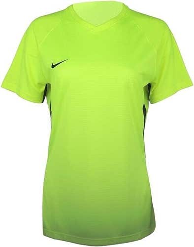 Nike Womens Tiempo Premier 894495 Size XLarge Neon Yellow Soccer Jersey NWT