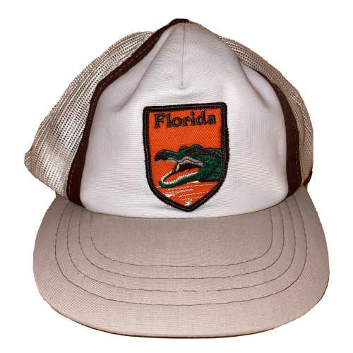 Vintage Florida Gators Alligator Patch Snapback Trucker Hat Cap RARE