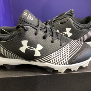 Black New Adult Women's Size 6.0 (Women's 7.0) Molded Cleats Under Armour Low Top