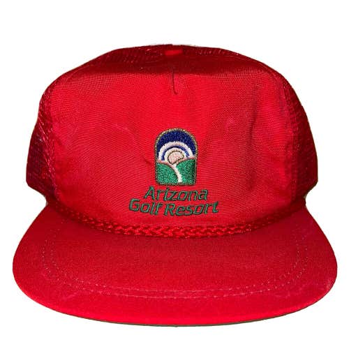 Vintage Tucson Arizona Golf Resort Club Strapback Hat Cap USA Rare