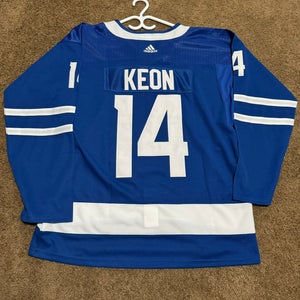TORONTO MAPLE LEAFS KEON HOCKEY JERSEY WITH FIGHT STRAP NEW