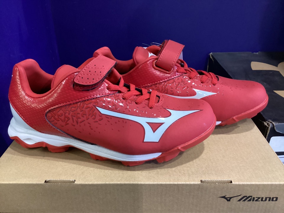 Red New Youth Kid's Size 3.0 (Women's 4.0) Molded Cleats Mizuno Low Top