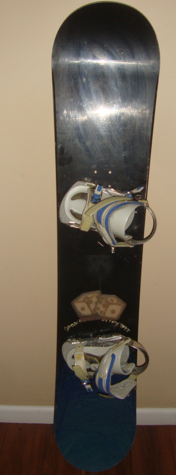 Snowboard - Gnu 153cm with Ride bindings