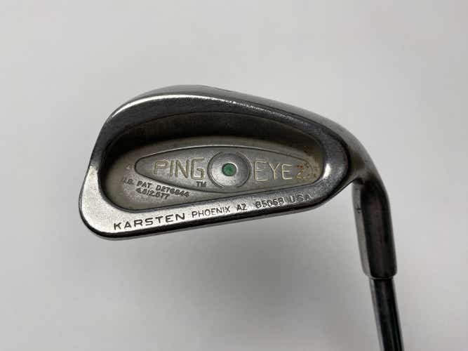 Ping Eye 2 Single 9 Iron Green Dot 2* Up True Temper TT Lite Stiff Steel Mens RH