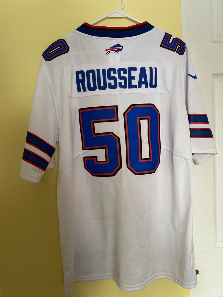 Buffalo Bills #50 Greg Rousseau White Jersey