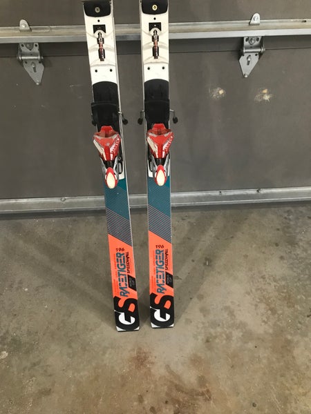 Used Men's Volkl 196 cm Racing Racetiger GS Skis With