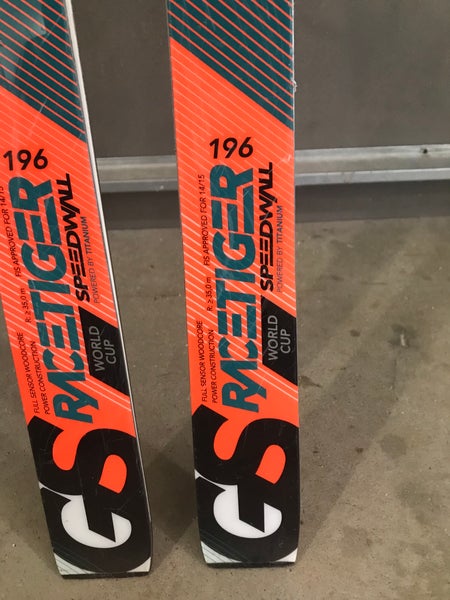 Used Men's Volkl 196 cm Racing Racetiger GS Skis With