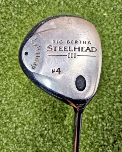 Callaway Big Bertha Steelhead III #4 Wood  /  RH / Senior Graphite ~43" / jd6989