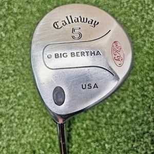 Callaway Big Bertha S2H2 5 Wood / Left-Handed LH / Ladies Graphite ~42" / jd6990