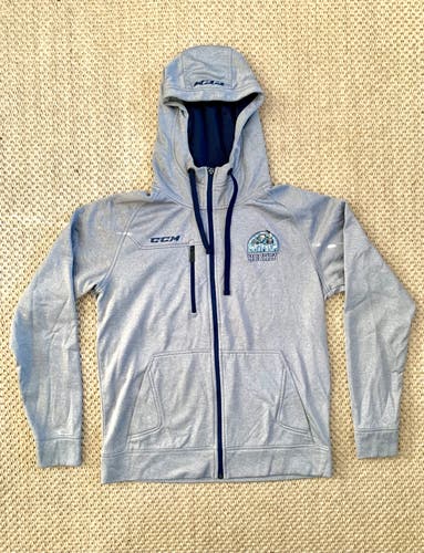 Gray Men's Medium Hitmen CCM Lined Sweatshirt (M) Used