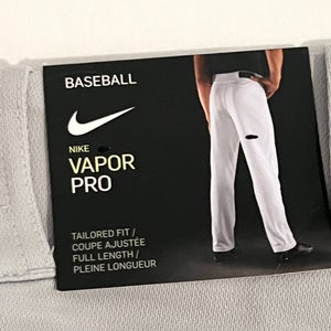 NWT Nike closed leg baseball pant Gray Youth L