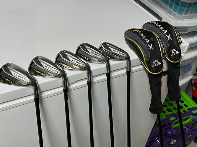 Right handed king cobra F-Max iron set