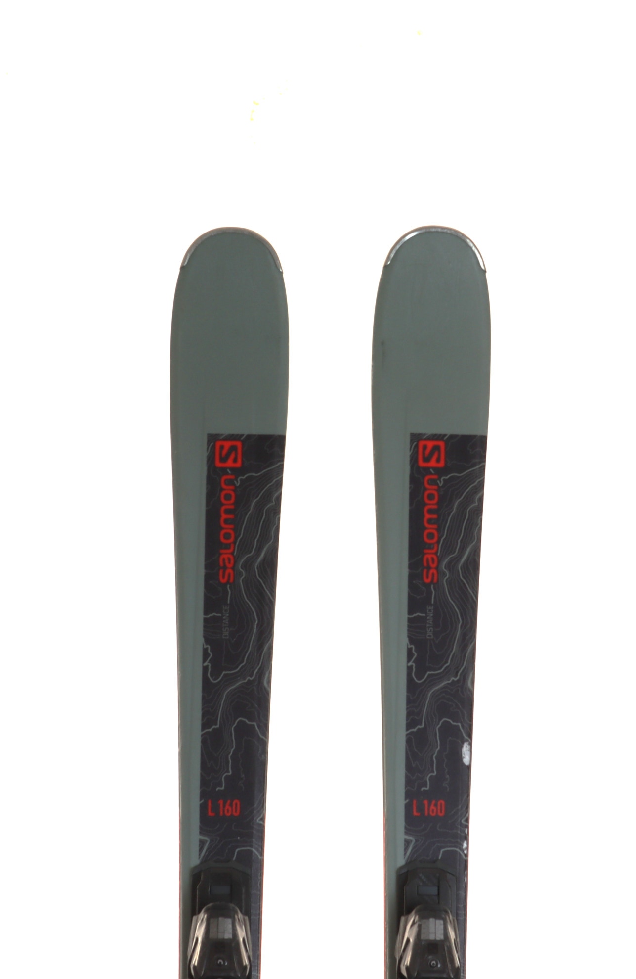 Used 2023 Salomon Distance 76 Ski with Salomon M10 Bindings Size 160 (Option 240084)