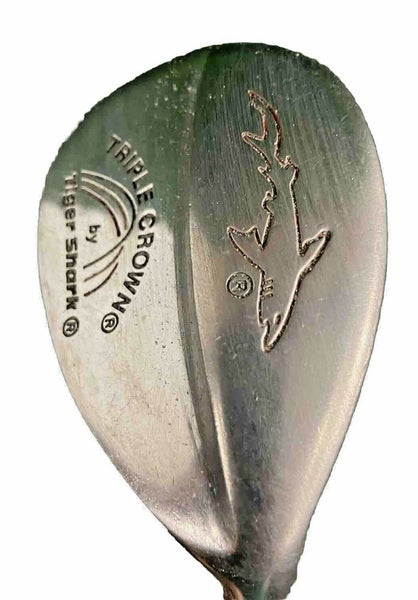 Tiger Shark Triple Crown Gap/Sand/Lob Wedge Simmons Stiff Steel 35" Men RH Nice