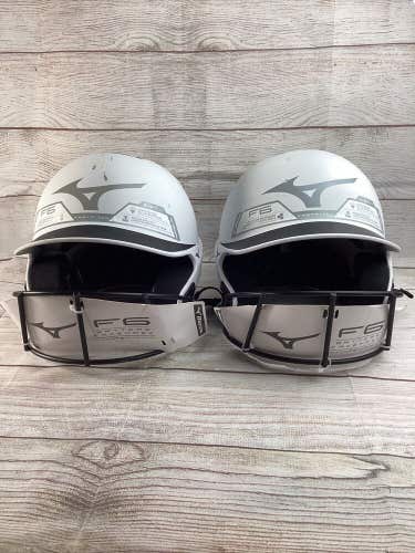 Mizuno F6 Adult Fastpitch Softball Batting Helmet with Mask S/M Or L/XL You Pick