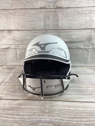 LOT OF 5 Mizuno F6 Adult Fastpitch Softball Batting Helmet with Mask S/M Or L/XL