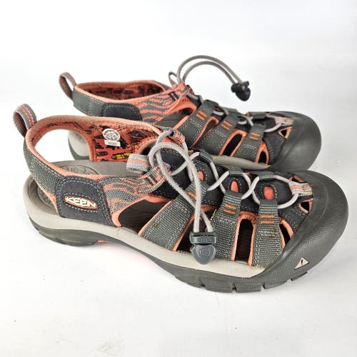 Keen Newport H2 Women's Size: 9 Gray Pink Strappy Sport Waterproof Hiking Sandal