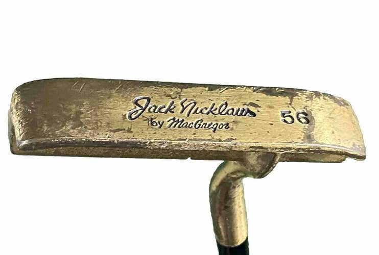 Jack Nicklaus 56 Putter By MacGregor 34.5" Steel Nice Original Vintage Grip RH